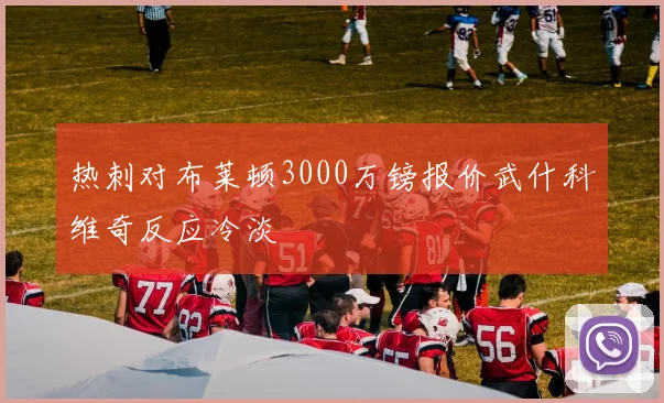 热刺对布莱顿3000万镑报价武什科维奇反应冷淡